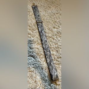 Ahdorned Zebra Print Bag Strap